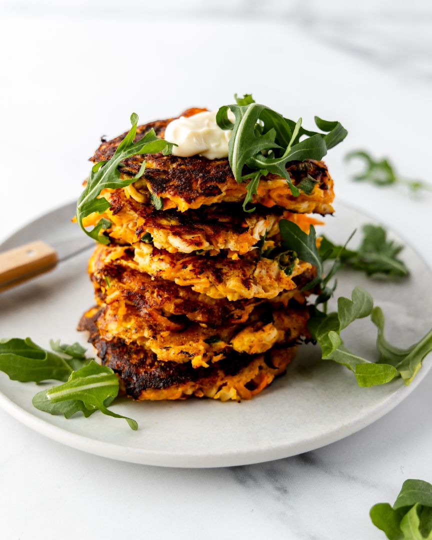 Gluten Free Sweet Potatoes & Chicken Fritters