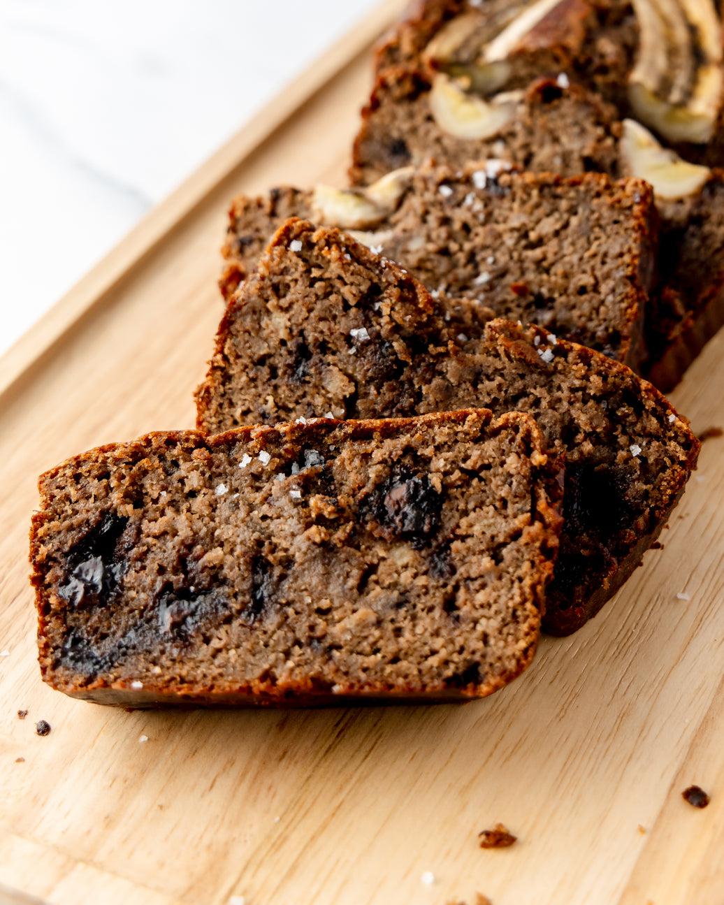 Gluten Free High Protein Choc Banana Bread